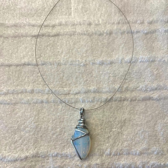 Gorgeous handmade necklace with unique pendant. Statement. Mystic - Picture 2 of 6